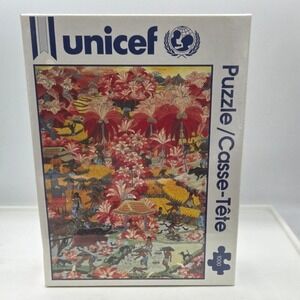 Vintage UNICEF 1000-Piece Jigsaw Puzzle "Planting the Rice" (Bali)